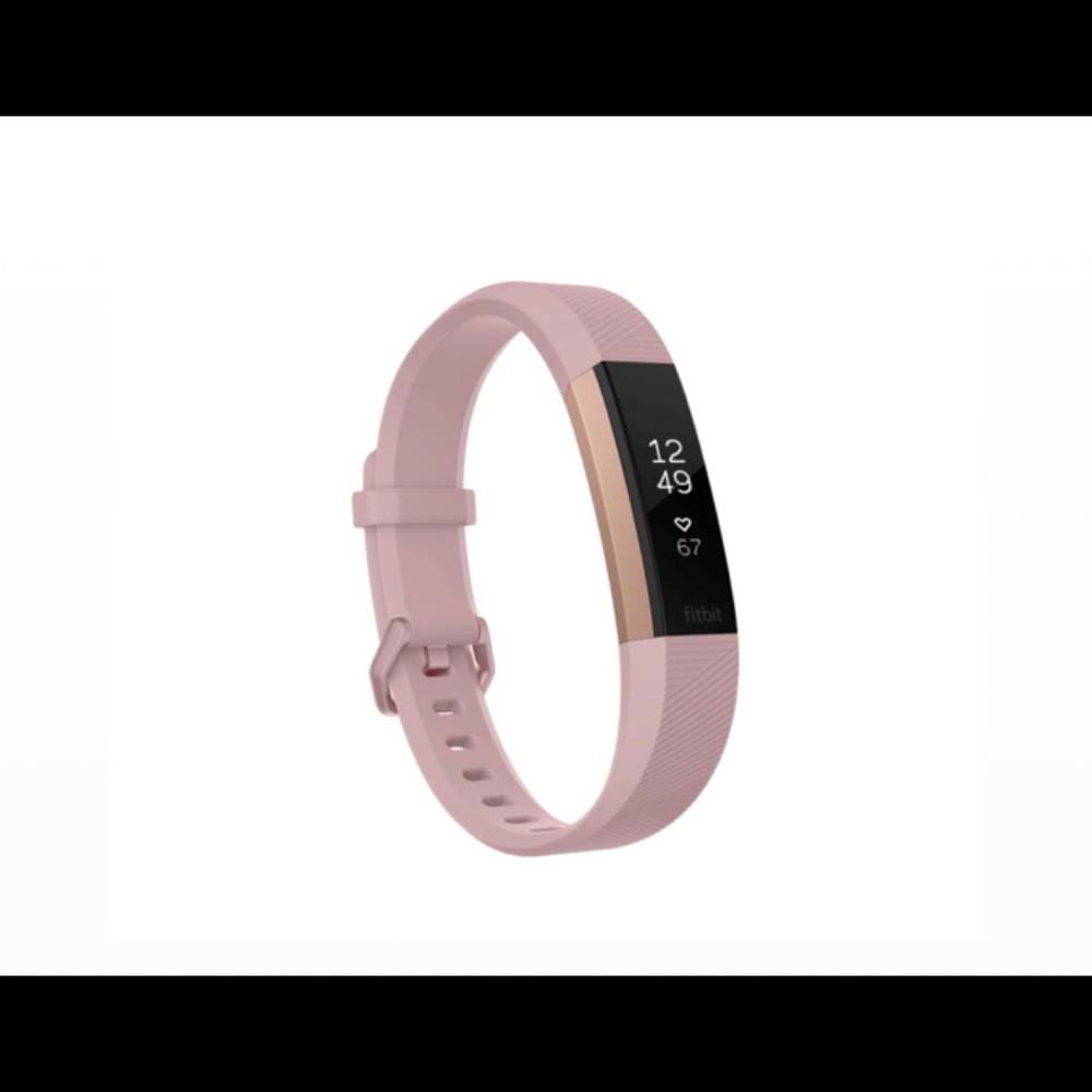 FitBit Alta HR Rose Gold series with extra bands L